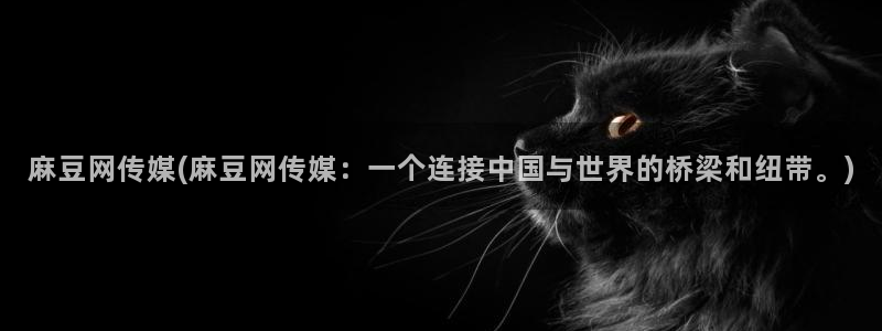 麻豆社区：麻豆网传媒(麻豆网传媒：一个连接中国与世界的桥梁和纽带。)